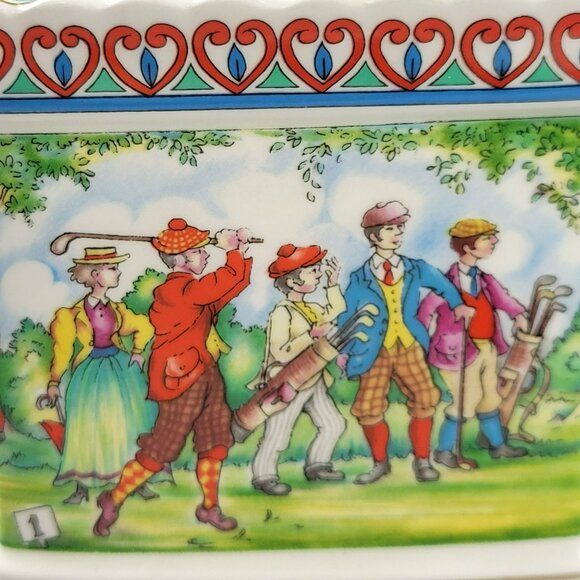 Sadler A Round Of Golf Mini Teapot Championship Collection England Discontinued - Picture 4 of 16